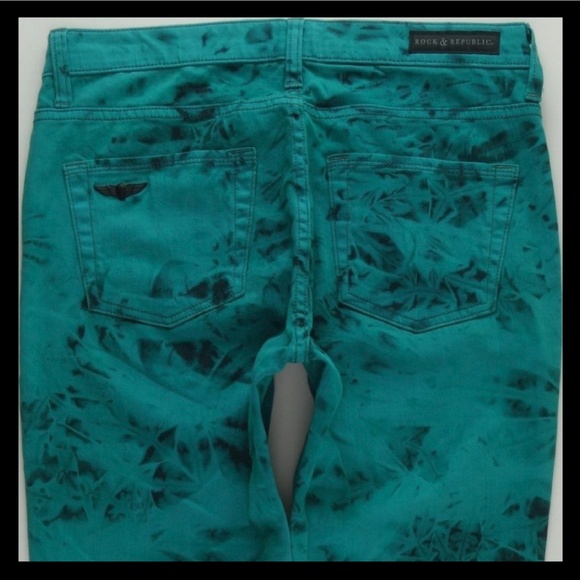 Rock & Republic Denim - SOLD Rock Republic Berlin Oscar Green Women 10 159